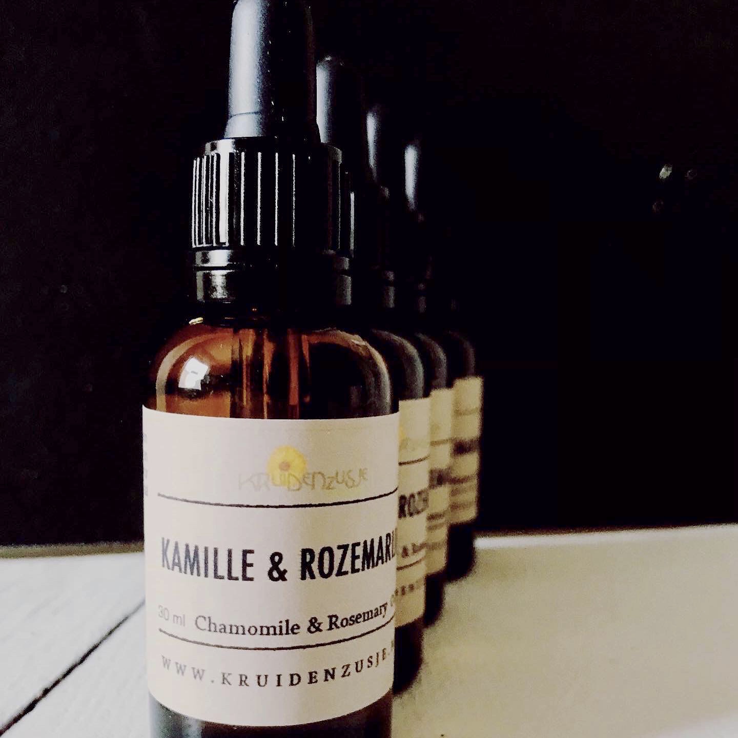 Kamille en Rozemarijnolie Kamille en Rozemarijn olie